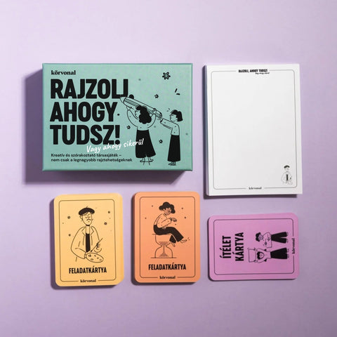 Rajzolj, ahogy tudsz – társasjáték, ami mindenkit megnevettet! - korvonal.com