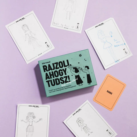 Rajzolj, ahogy tudsz – társasjáték, ami mindenkit megnevettet! - korvonal.com