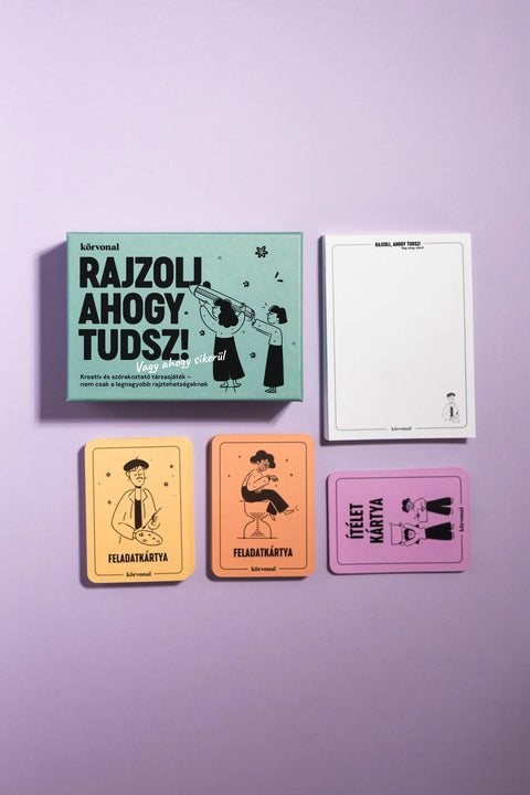 Rajzolj, ahogy tudsz – társasjáték, ami mindenkit megnevettet! - korvonal.com