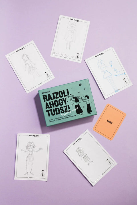 Rajzolj, ahogy tudsz – társasjáték, ami mindenkit megnevettet! - korvonal.com